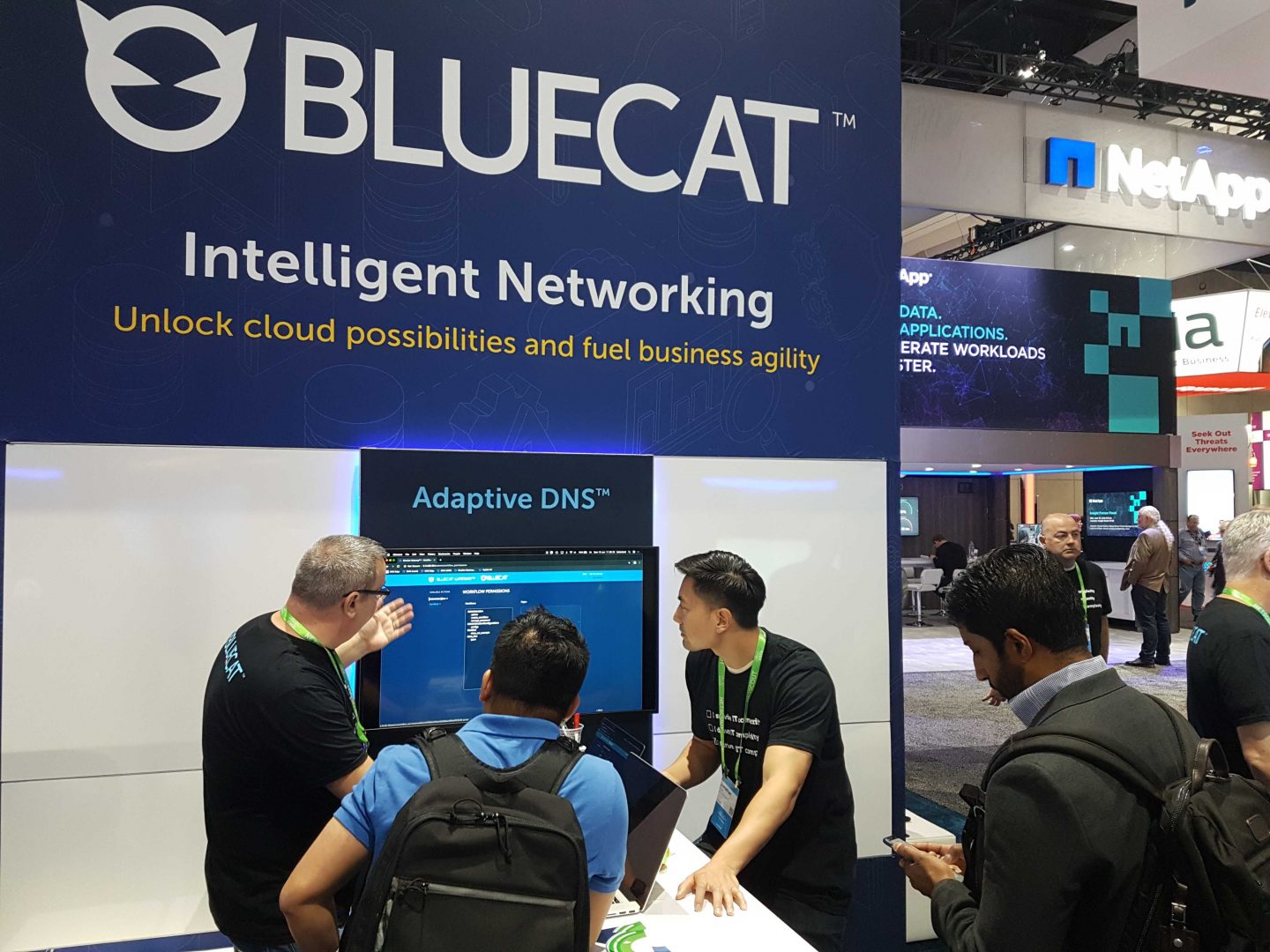 At Cisco Live 2019, booth visitors got live demos of BlueCat