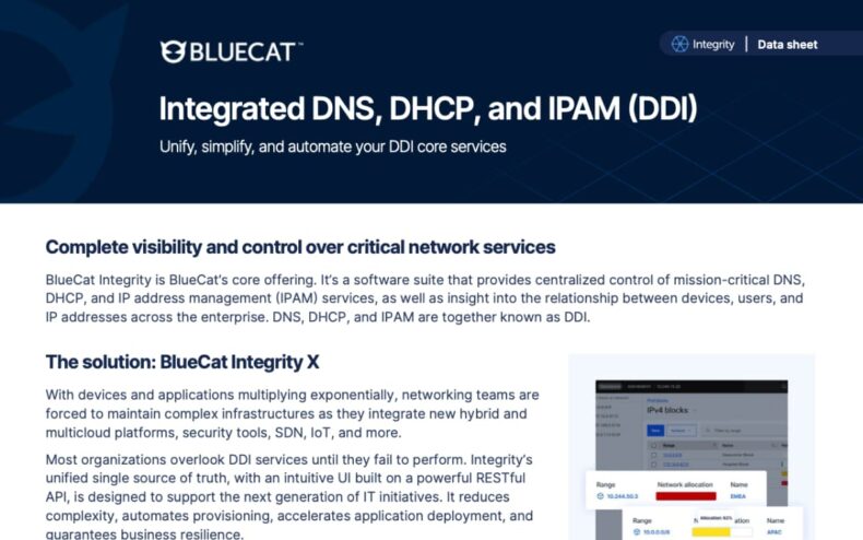 Integrity – BlueCat Networks