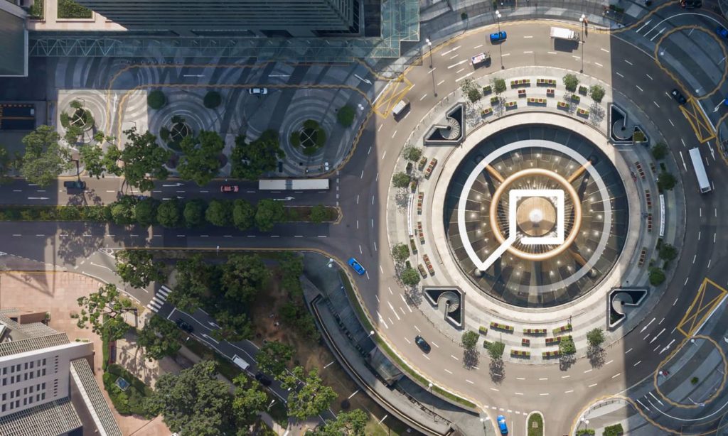 Roundabout from above