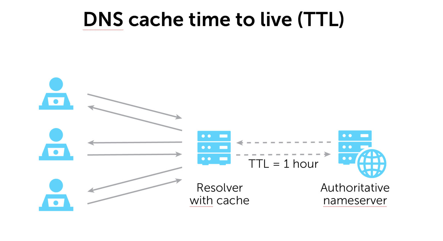 DNS кэш. Comss DNS. FW Rules for DNS. TTL logo.