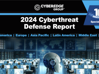 CyberEdge 2024 Cyberthreat Defense Report cover page