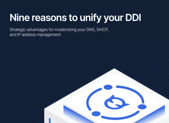 White paper Nine reasons to unify your DDI cover page