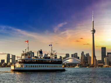 Image of Toronto skyline from Lake Ontario
