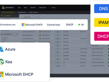 BlueCat Micetro dashboard highlight screenshots